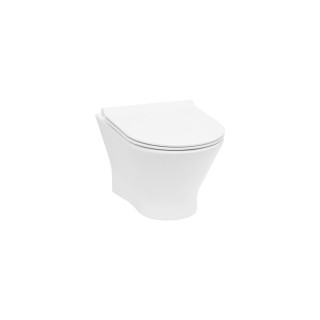 Umyvadlo na postavení na desku Roca Inspira 37x37x14cm MaxiClean bílá- sanitbuy.pl