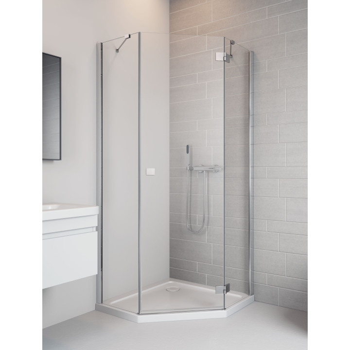 Sprchový kout Radaway Essenza New PTJ symetrická levá, 90x90- sanitbuy.pl