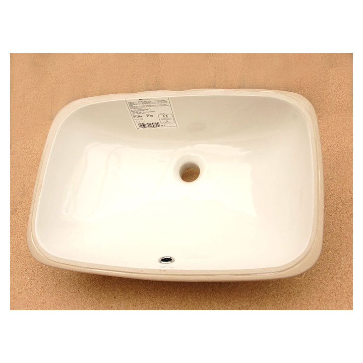 Umyvadlo pod desku Artceram Nettuno 55x37,5 cm, bílá- sanitbuy.pl