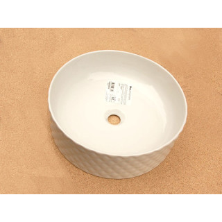 Umyvadlo 44x14.5 cm na desku bílá Art Ceram Rombo- sanitbuy.pl