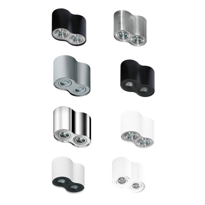 Lampa techniczna Azzardo Bross 2 White/Hliník- sanitbuy.pl