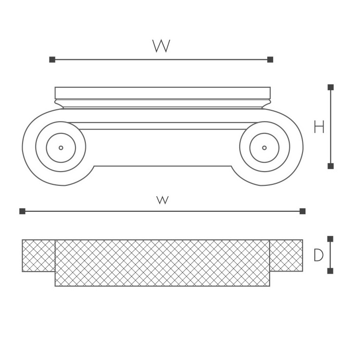 Pilaster hlavice NMC Arstyl 135x474- sanitbuy.pl