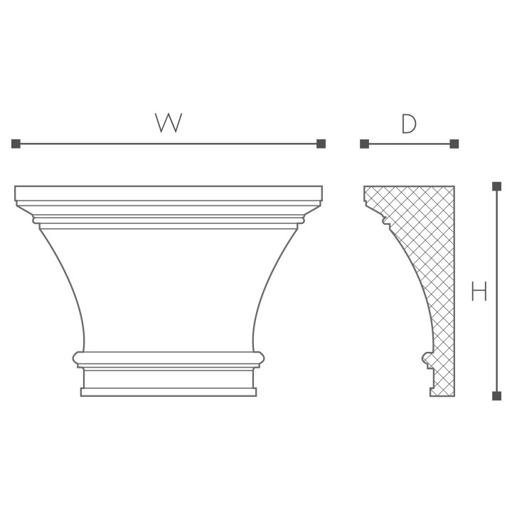 Pilaster hlavice NMC Arstyl 224x330- sanitbuy.pl