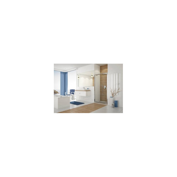 Stěny dodatkowe SS0/TX5b Sanplast 75x190 cm bílý profil, szyba vzor W15- sanitbuy.pl