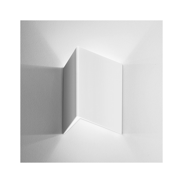 Nástěnné svítidlo AQForm Camber square rift LED, bílý matnáný- sanitbuy.pl