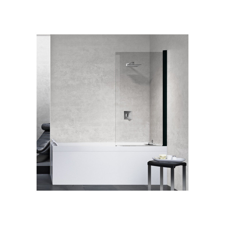 Vanová zástěna Novellini Young 2.0 80x150cm sklo čiré, profil chrom- sanitbuy.pl