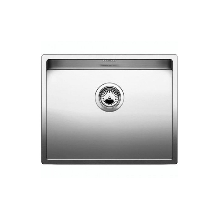 Dřez ocelový jednokomorowy Blanco Claron 400-U 44x44 cm podvěsný bez automatické zátky, ocelový - sanitbuy.pl