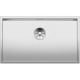 Dřez ocelový jednokomorowy Blanco Zerox 500-U 54x44 cm podvěsný bez automatické zátky, ocelový - sanitbuy.pl
