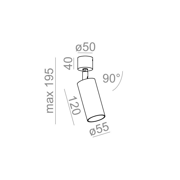 Reflektor AQForm PET 230V Spot Phase-Control, bílý- sanitbuy.pl