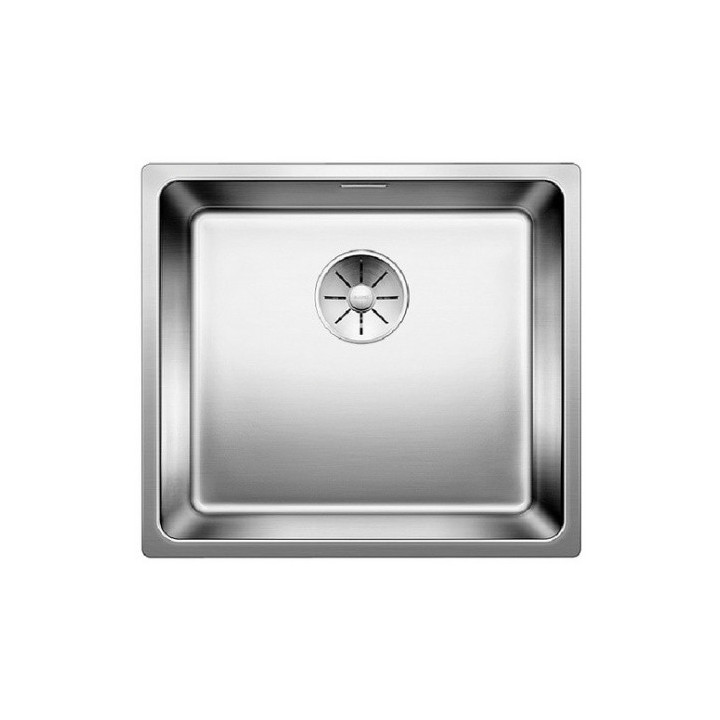 Dřez ocelový jednokomorowy Blanco Andano 450-U 49x44 cm podvěsný bez automatické zátky, ocelový - sanitbuy.pl