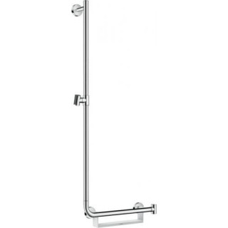 Sprchová tyč Hansgrohe Unica Comfort 1,10m levý, bílý/chrom- sanitbuy.pl