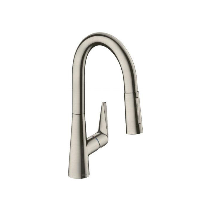 Dřezová baterie Hansgrohe Talis S 160 s výsuvnou sprchou DN15, chrom- sanitbuy.pl