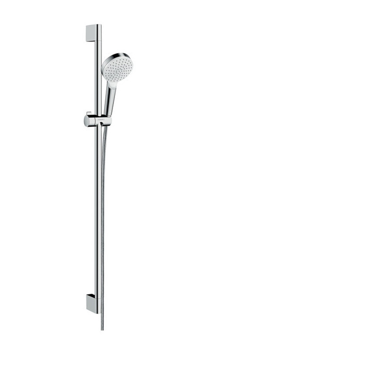 Sprchový set Hansgrohe Crometta 1jet Unica 0,90m bílý/chrom- sanitbuy.pl