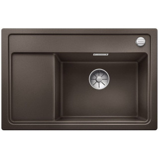 Zlew konglomeratowy ZENAR XL 6 S InFino Blanco Silgranit 780x510mm komora pravá s uzávěrem muszkat- sanitbuy.pl