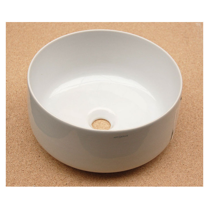 Umyvadlo 35 cm na desku bílá matná Art Ceram Cognac- sanitbuy.pl