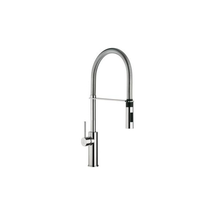 Dřezová baterie z srebrnym hadici Paffoni Light chrom- sanitbuy.pl