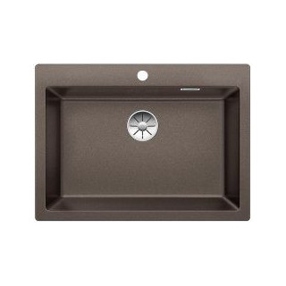 Blanco Pleon 8 Dřez granitowy Silgranit PuraDur jednokomorowy 70x51 cm bez automatické zátky, kávový- sanitbuy.pl
