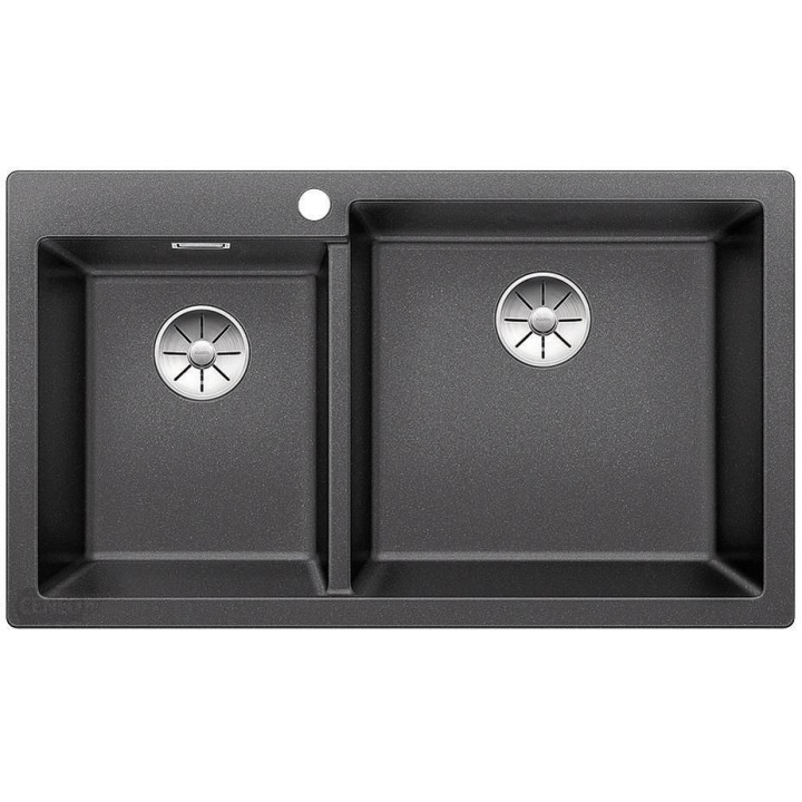 Blanco Pleon 8 Dřez granitowy Silgranit PuraDur jednokomorowy 70x51 cm bez automatické zátky, kávový- sanitbuy.pl