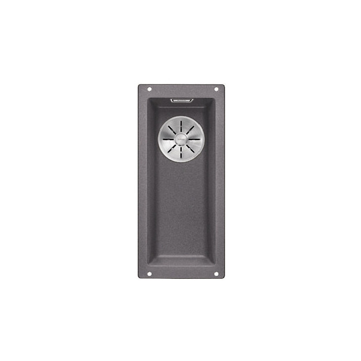 Dřez Blanco Subline 160-U Siligranit PuraDur 19x40cm bez automatické zátky, antracit- sanitbuy.pl