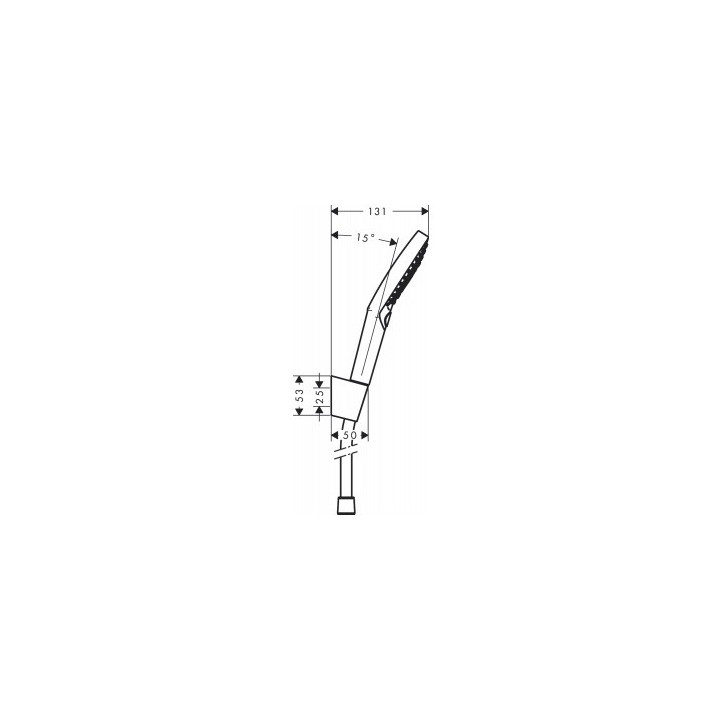 Bodový sprchový set 120 3jet P Hansgrohe, Raindance Select S, chrom