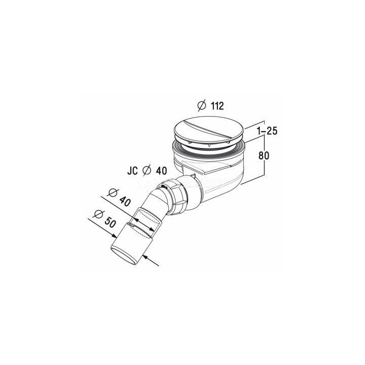 Sifon pro sprchové vaničky Radaway Turboflow fi 90mm