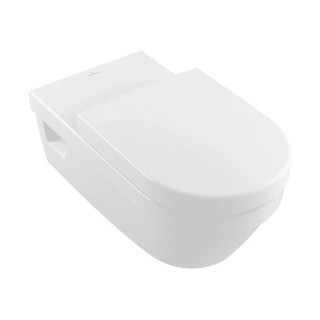 Mísa s hlubokým splachováním VITA s povrchem Ceramic Plus Villeroy & Boch Architectura  37 x 70 cm, bílý Alpin,