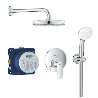 Sprchový set Grohe Eurosmart Cosmopolitan Tempesta 210, s hlavovou sprchou, chrom