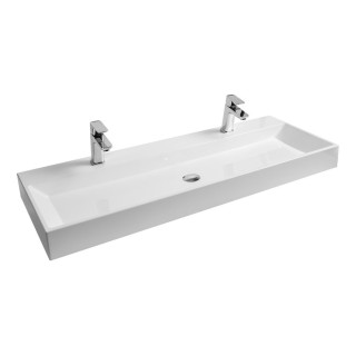 Umyvadlo na postavení na desku Ravak Natural 800 80x45 cm stěnová bílá 