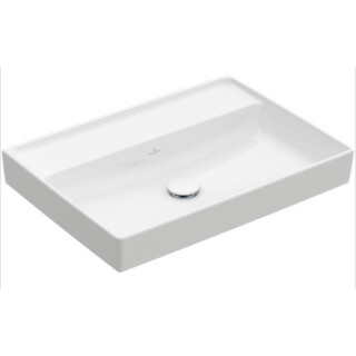 Umyvadlo nábytkové dvojitá Villeroy&Boch Collaro, 130x47cm, z přepadem, bílá