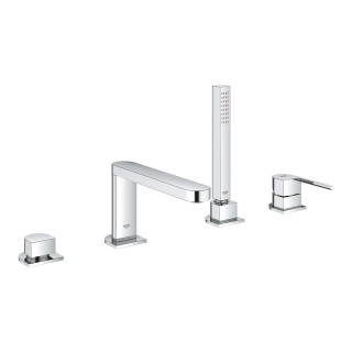 Vanová baterie 4otvorová Grohe Plus, stojící, se sprchovým systémem, chrom
