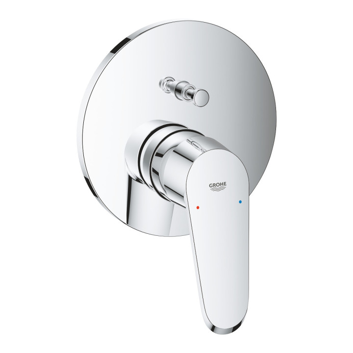 Vaňová baterie podomítková Grohe Europlus, páková, přepínač automatický, chrom