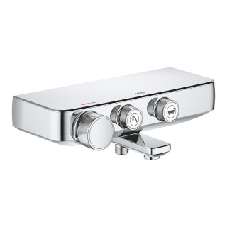 Baterie Grohe Grohtherm SmartControl, vanová-sprchová, stěnová, termostatická, chrom