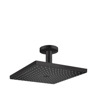 Horní sprcha Hansgrohe Raindance E 300 1jet, 30x30cm, stropní přípojka, černá matnáný