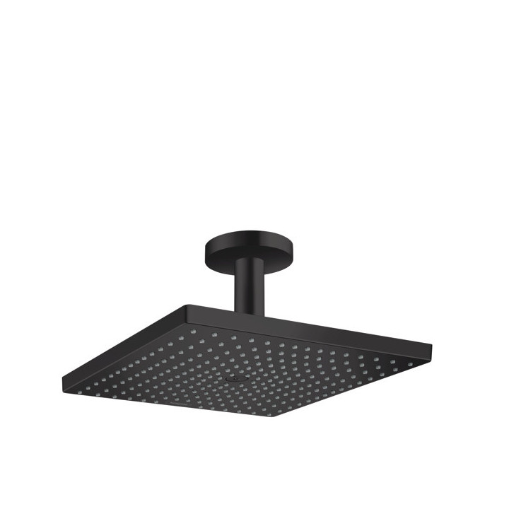 Horní sprcha Hansgrohe Raindance E 300 1jet, 30x30cm, stropní přípojka, černá matnáný