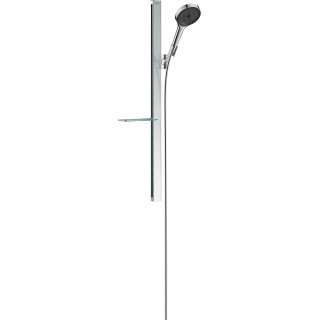 Sprchový set Hansgrohe Rainfinity 130 3jet, držák 90cm s mýdlenkou, chrom