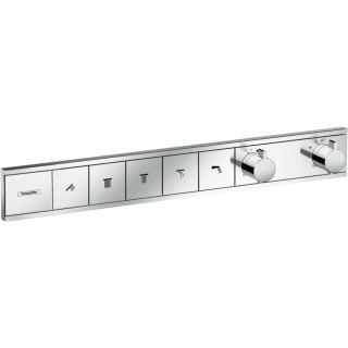 Baterie termostatická Hansgrohe RainSelect, podomítková, 2 přijímače, černá matnáný