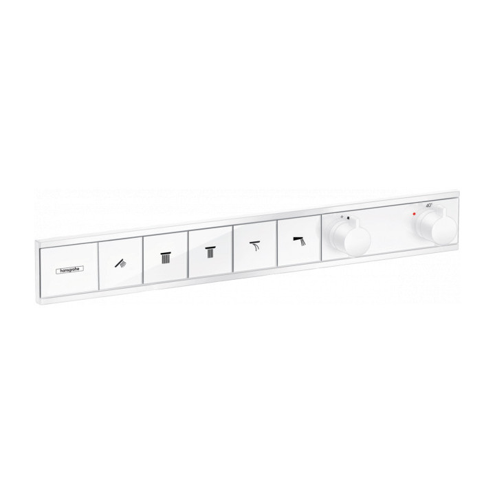 Baterie termostatická Hansgrohe RainSelect, podomítková, 2 přijímače, černá matnáný