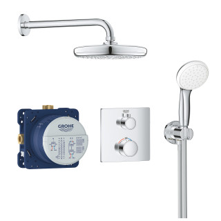 Sprchový set Grohe Tempesta 210, podomítkový, baterie termostatická, chrom
