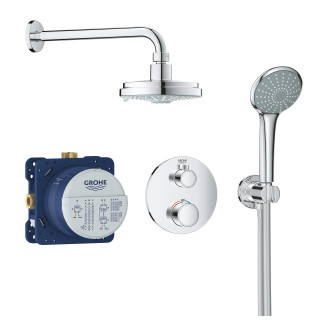 Sprchový set Grohe Tempesta 210, podomítkový, baterie termostatická, chrom