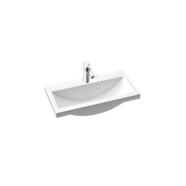 Umyvadlo nábytkové/zápustné na desku Marmorin Talia 60, 600x310x140 mm bílá