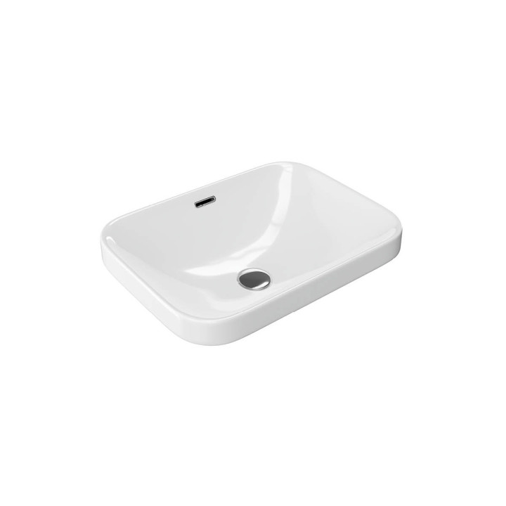 Umyvadlo keramické zápustné na desku Excellent Hasko 570 x 390 x 180 mm