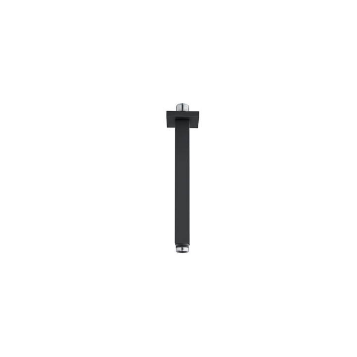 Rameno stropní Fromac 20 cm pro hlavovou sprchu - černá matnáný