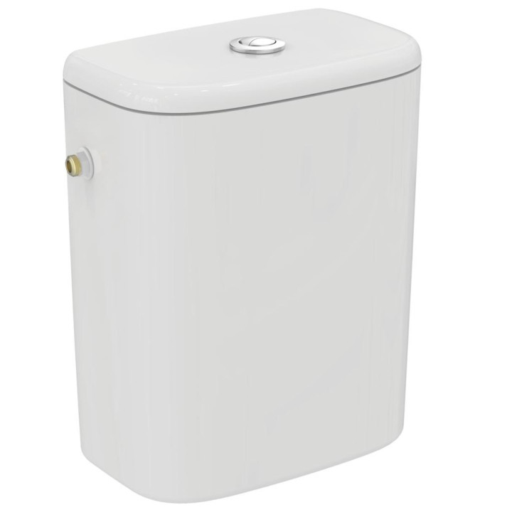 Wc nádrž WC Ideal Standard Tesi, dopływ vody z dołu, bílý