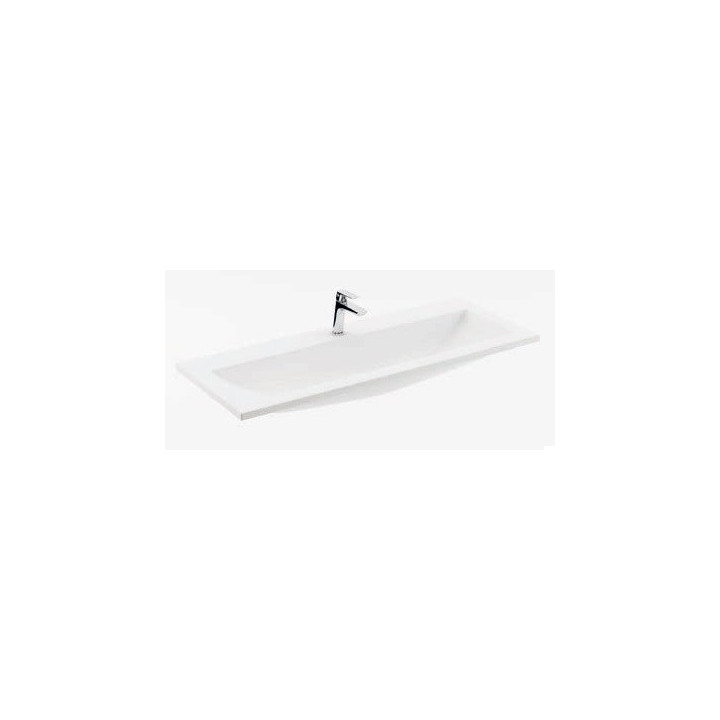 Umyvadlo nábytkové Ravak Clear, 80 cm s otvory - bílá