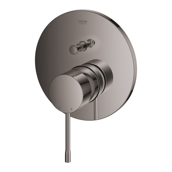 Vaňová baterie podomítková Grohe Essence, páková, automatický přepínač, polished nickel