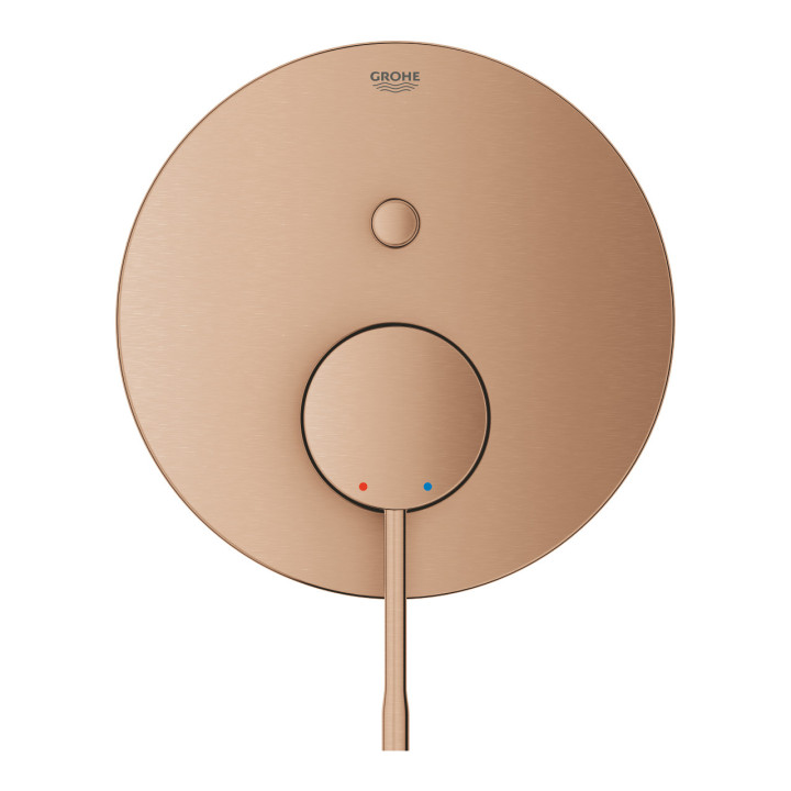 Vaňová baterie podomítková Grohe Essence, páková, automatický přepínač, brushed warm sunset