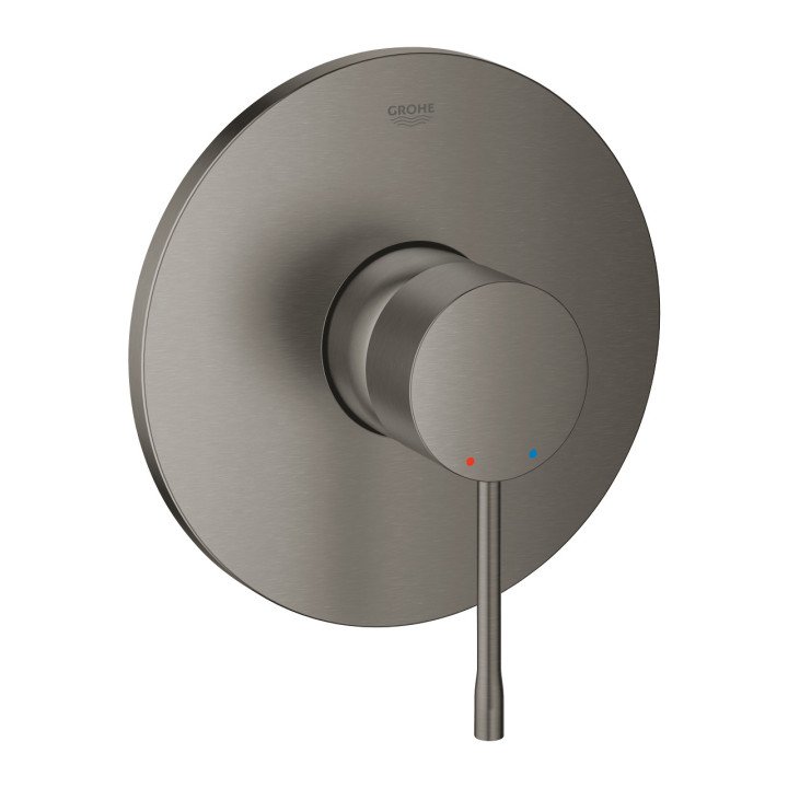 Sprchová baterie Grohe Essence stěnová, páková - brushed hard graphite