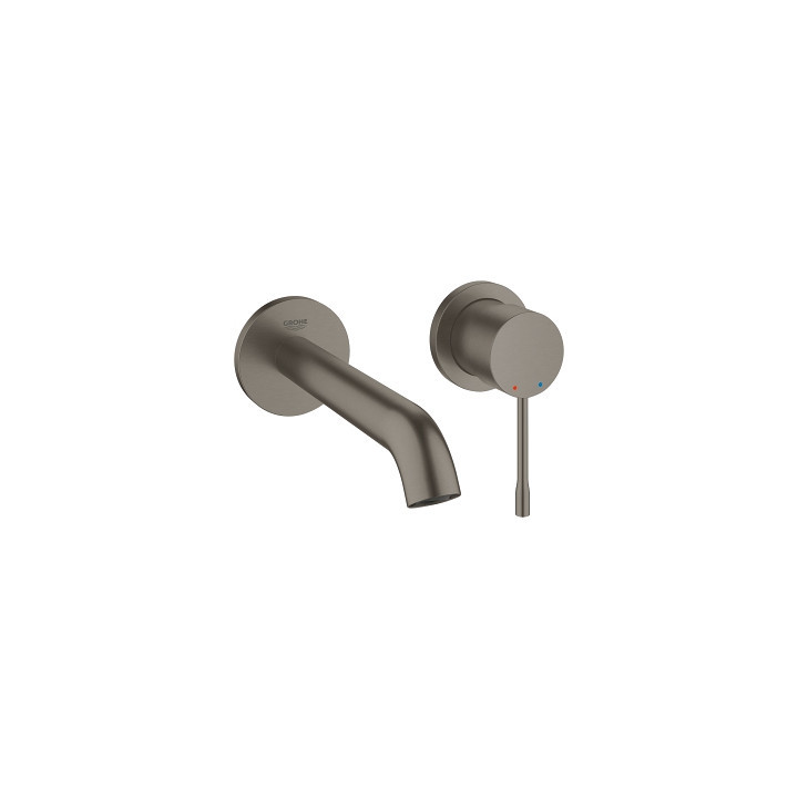 Umyvadlová baterie 2otvorová Grohe Essence, podomítková - brushed hard graphite