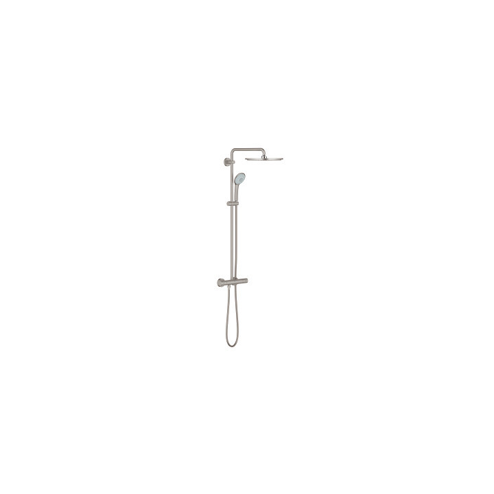 Sprchový systém s termostatem k montáži na stěnu GROHE Euphoria System 310 - nerez