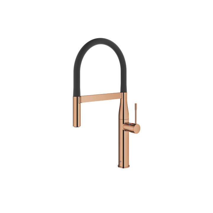 Páková dřezová baterie z otočnou výtokovým ramenem Grohe Essence, DN 15 - warm sunset